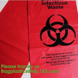 Aerohazard Biological Hazard Bag 240x160mm,Red Medical Waste Disposal Bags | US Bio-Clean,Biohazard Bags - Biohazard Dis supplier