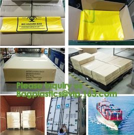 25 x Strong Clinical Waste Biohazard / Bio Hazard Yellow Bags,Autoclave Biological Hazard Bags / Specimen Bags bagease supplier