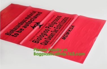 Waste Disposal Guide for Research Labs,HDPE Biological Hazard bags,Biological Hazard Waste Bags, 600 x 500mm, Yellow-50/ supplier