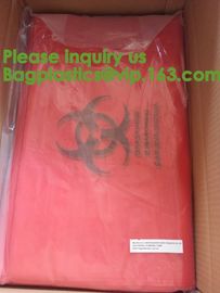 Cytotoxic Bio Hazard biological waste orange science, Bio-Hazard Trash Bag, Polypropylene Bio Hazard Bags &amp; Autoclavable supplier