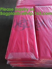 Cytotoxic Bio Hazard biological waste orange science, Bio-Hazard Trash Bag, Polypropylene Bio Hazard Bags &amp; Autoclavable supplier