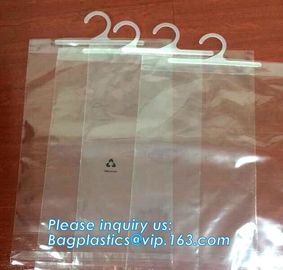 Custom Made Clothes Underwear PVC Packaging Bag with Hook Display Bikini Swimwear Bag,Environmental Material pvc swimwea supplier