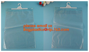 Custom Made Clothes Underwear PVC Packaging Bag with Hook Display Bikini Swimwear Bag,Environmental Material pvc swimwea supplier