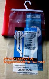 clothes package garment bag with hook,inexpensive transparent PVC swimwear zipper bag with hung hook,hook plastic pvc sl supplier