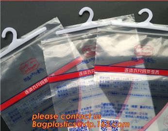 hanger hook plastic underwear packaging poly bags with hanger,Frosted PVC plastic hook bag button opening bagplastics supplier