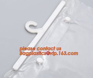 Hanger Hook Plastic PVC Bags With Button Closure Packaging Bags for Clothes Swimwear Bikini,100% ECO-friendly men's unde supplier