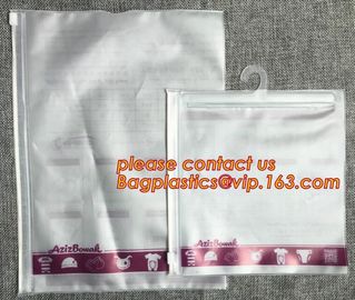 hook k hanger bag for travel storage clothes,reliable manufacture cheap clear plastic pvc hanger bag for underwear supplier