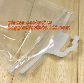 shirt packaging bags, Hanger frosted plastic bags,PVC plastic packaging bag hook hanger bag underwear shirt bag bagplast supplier