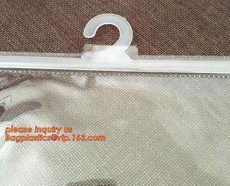 underwear packaging hanger plastic,Slider Zipper Hanger Hook Bag For Men's Box / Underwear Packaging bagplastics bagease supplier