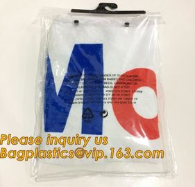 waterproof pvc swimwear bagwith hanger/pvc bikini bag/plastic bikini packaging bag plastic k bag swimwear  bagease supplier