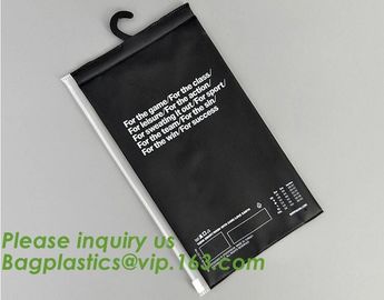 Frosted k bag EVA PVC hanger bag for clothes, EVA frost drawstring bag, Frosted Plastic EVA Garment Packing Bag zi supplier