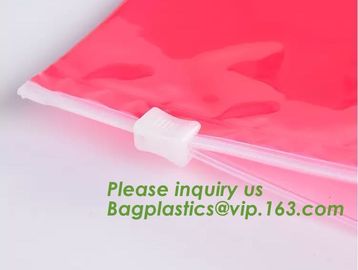 self adhesive zipper hanger hook plastic bags for garment,Type hanger hook plastic bag,zipper bag manufacturers,Hook Zip supplier