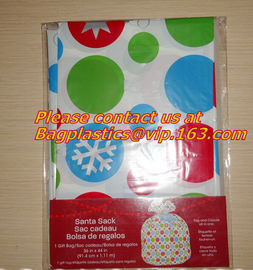 Giant gift packs birthday polWedding Gift Decorative Square Bottom Packaging Candy Bags for Giant Plastic Christmas Bags supplier