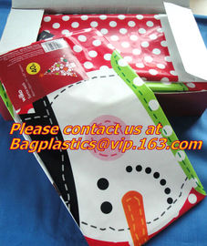 Giant gift packs birthday polWedding Gift Decorative Square Bottom Packaging Candy Bags for Giant Plastic Christmas Bags supplier