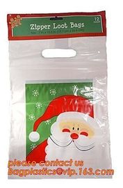 Christmas Designs Gift Bags Plastic Poly Bag Jumbo/Giant/XLarge with Tag,giant plastic christmas gift bags for big gifts supplier