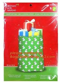 Customized High quality Christmas Giant Size Gift Bag Plastic Bike Cover Bag,Assorted Sizes Giant Gift Bags Jumbo Christ supplier