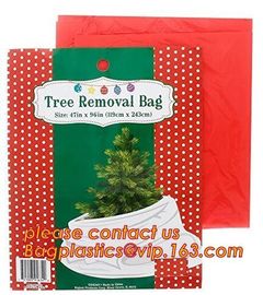 Promotion large removal waterproof Christmas artificial decorated tree bag,10 Ft Christmas Tree Removal Gift Bags packag supplier