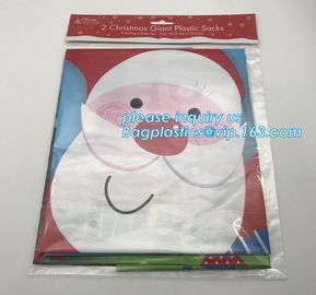 LDPE Plastic Christmas House Giant Poly Sack For Gift Bike Bag Cheap Price Christmas Decoration Santa Bag bagplastics ba supplier