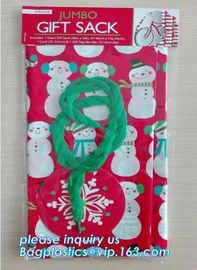 Giant Christmas Gift Treat Sacks Jumbo Plastic Toys Bags,Sacks Jumbo Plastic Toys Bags,Large Toy Gift Sacks Merry Xmas S supplier