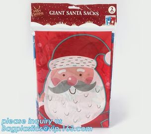 Giant Christmas Gift Treat Sacks Jumbo Plastic Toys Bags,Sacks Jumbo Plastic Toys Bags,Large Toy Gift Sacks Merry Xmas S supplier