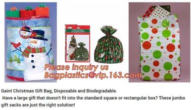 Large size custom design plastic biodegradable disposable christmas Giant gift bag,Bike Bags Gift Cover Giant Gift Bags supplier