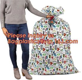 Merry Christmas Santa Claus Pattern Jumbo Bicycle / Bike Sack Gift Bag For Children 60 X 72 inch,Sacks For Extra Large P supplier