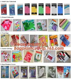 solid color tablecloth printed table cloth treat bags jumbo gift bag door window covers,party banners giant goody gift b supplier