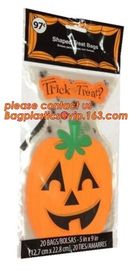 halloween treat bags,Decoration gift tote sack halloween treat candy bag,Pumpkin &amp; Ghost &amp; Bat &amp; Frankenstein &amp; Vampire supplier