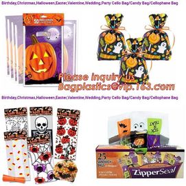 Halloween goodie wedding christmas cookie packaging bread halloween candy bag,Halloween Cute Candy Cello Bags bagplastic supplier