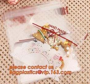 professional design cute santa deer elk christmas opp cookie bags, moisture proof opp cookies bag,Merry Christmas 50 Pcs supplier