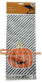 Halloween disposable tin tie paper bag/bread/popcorn/fries/chips/cookies/candies/goodies bags with  bagease bagplastics supplier