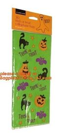 Halloween disposable tin tie paper bag/bread/popcorn/fries/chips/cookies/candies/goodies bags with  bagease bagplastics supplier