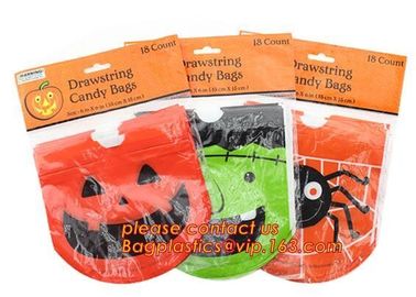 Halloween disposable tin tie paper bag/bread/popcorn/fries/chips/cookies/candies/goodies bags with  bagease bagplastics supplier