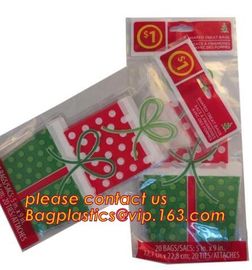 Clear Cello Bags Adhesive - 1.4 mils Thick Self Sealing OPP Plastic Bags for Bakery Cookies Christmas Halloween Party supplier