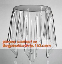 ECO 0.2Tapem Multi Sizes Customization Made Soft Glass Transparent Waterproof Oilproof PVC Tablecloths Table Cover TPU EVA supplier