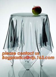 Disposable Tablecloths Plastic Tablecloths Thicken Tablecloths White Film Transparent Waterproof Table Cloth BAGEASE supplier