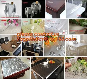 Disposable Tablecloths Plastic Tablecloths Thicken Tablecloths White Film Transparent Waterproof Table Cloth BAGEASE supplier