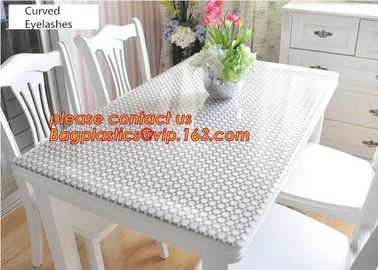 PVC Tablecloth Gold Silver Flower Soft Glass Square/Rectangle Tablecover Waterproof Oilproof Dining Table cloth BAGEASE supplier