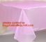 Colorful Plastic Tablecloth Wedding Decoration Supplies Party Table Cover 10 colors to choose, Waterproof Table Cover Pa supplier