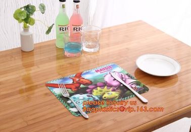 Custom PVC Woven Decorative Table Mat Placemat,Dining Room Hot Food Woven Fabric Vinyl PVC Table Mat,placemats pvc dinin supplier