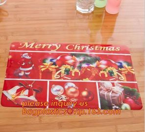 Heat insulation PVC Printed Placemat Dining Table Plate Mat,custom hot selling OEM pvc place mat dining table mat for wh supplier