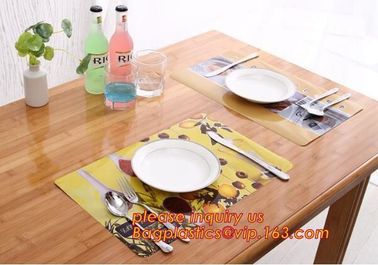 Amazon hot Crossweave Woven Non-slip Insulation PVC Placemat Washable Table Mats,Dining Decorative PVC Table Mats Table supplier