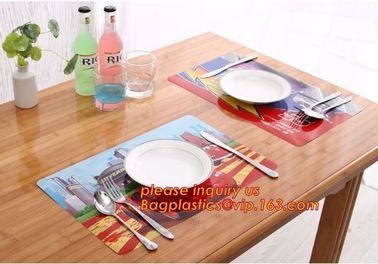 Amazon hot Crossweave Woven Non-slip Insulation PVC Placemat Washable Table Mats,Dining Decorative PVC Table Mats Table supplier