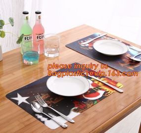 Top quality factory price durable anti-slip pvc plastic colorful round hollow-out mesh placemat table mat for restaurant supplier