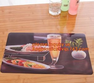 Top quality factory price durable anti-slip pvc plastic colorful round hollow-out mesh placemat table mat for restaurant supplier