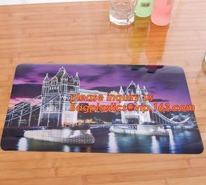 Promotional PP/PVC Placemat Table Mat With Good Quality,vinyl weven decorative PVC placemats recycled table mat,Silicon supplier