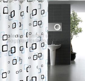 hotel shower curtain, Bathroom Use Decorative Bath Curtain, pvc home goods shower curtainsColor Changing Shower Curtain, supplier