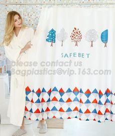 Color Changing Shower Curtain, Polyester 3D CURTAIN, kids shower curtain,Home goods pure white shower curtains with plas supplier