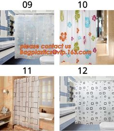 bath mats sets shower curtains, POLYESTER BATHROOM CURTAIN, HOTEL SHOWER CURTAIN, PEVA bath curtain, polyester cotton fa supplier