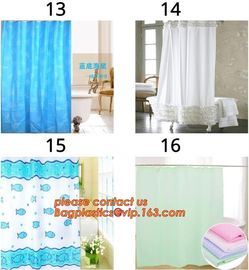 EU and USA best choose and fashionable priting YOUR LOGO shower curtain, bath curtain with lowest PRICE, Bathroom Custom supplier